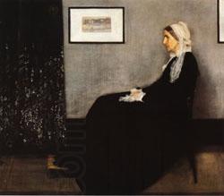 James Abbott McNeil Whistler Arrangement in Gray and Bloack No.1;Portrait of the Artist's Mother China oil painting art